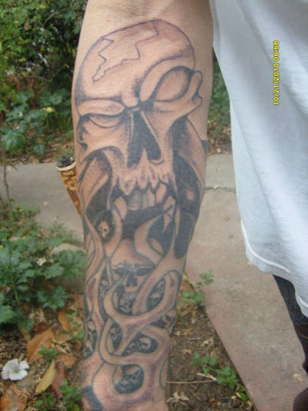 B-flipped tattoo