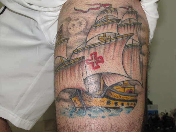 Boat tattoo tattoo