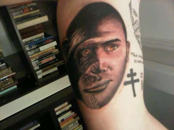 Chimp Man tattoo