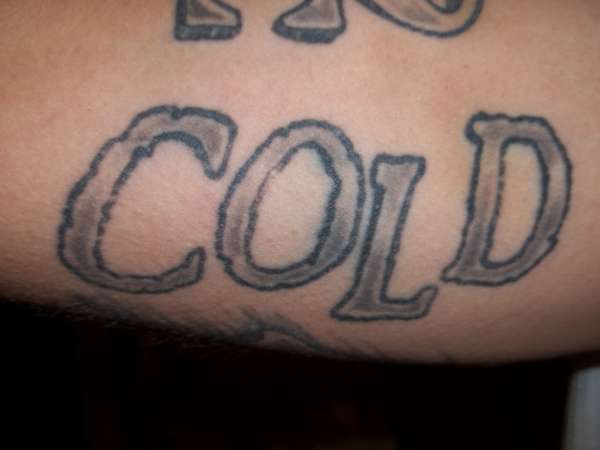 Cold the band tattoo