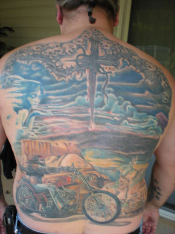 David Mann tribute tattoo