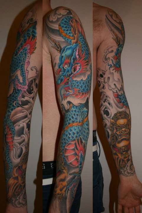 Japanese full sleeve 2 tattoo