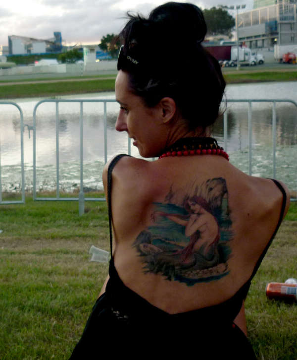 John Waterhouse's "The Mermaid" tattoo