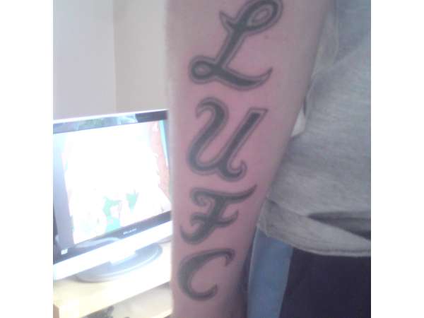 LUFC tattoo