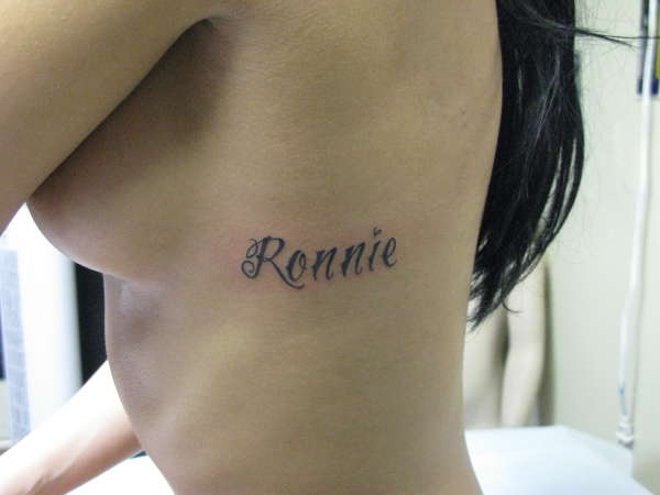 Letters tattoo