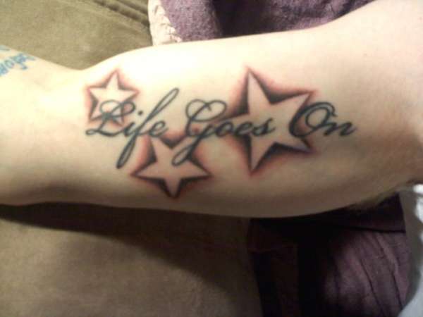Life Goes on tattoo