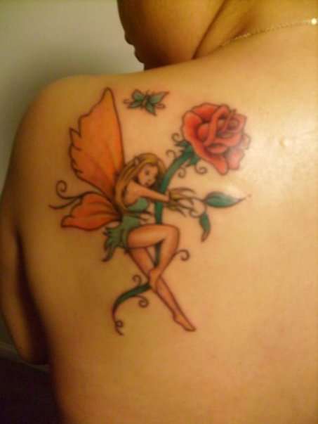 MY FAIRY AND NO IS NOT TINKERBELL!!! tattoo
