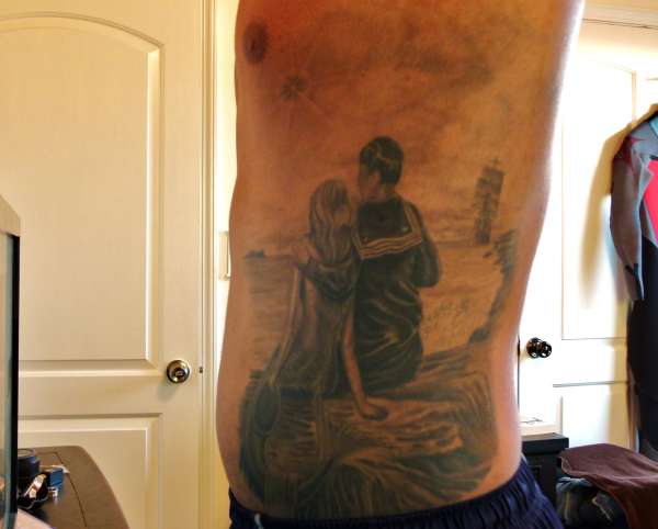 Mermaid and Sailor tattoo