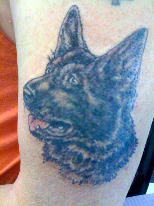 My dog Zack tattoo