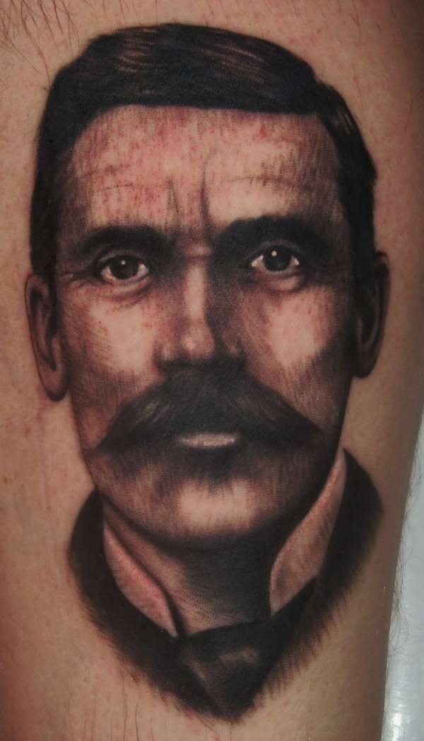 Real "Doc" Holliday tattoo