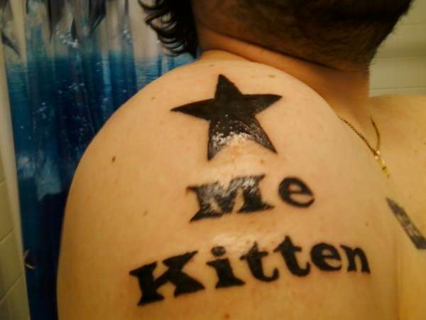 Star Me Kitten tattoo