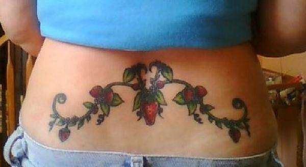 Strawberry Tat tattoo