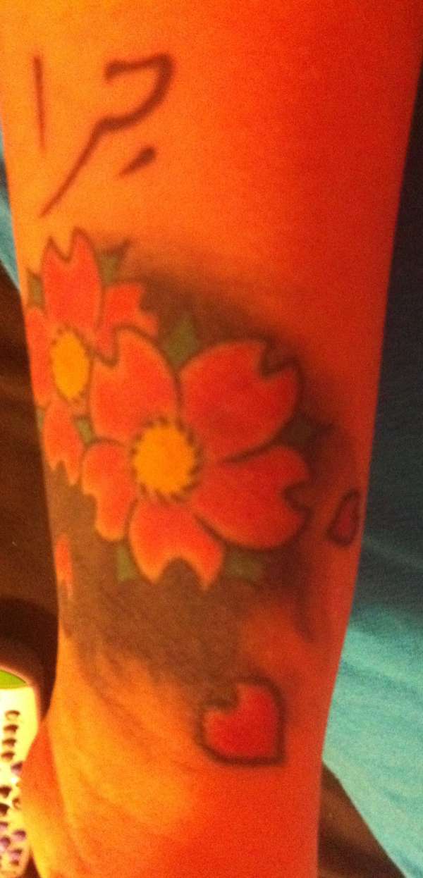 cherry blossoms tattoo