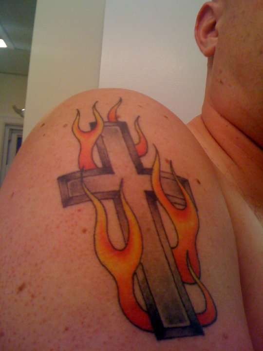 cross tattoo