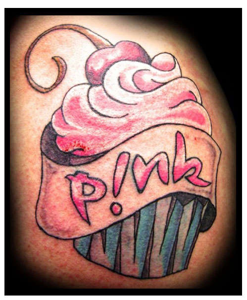 cup cake tattoo