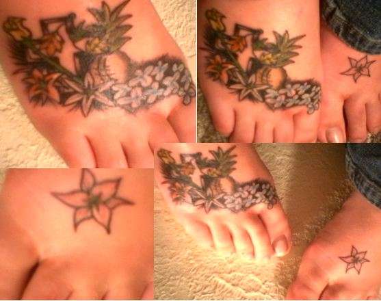 Feet tattoo
