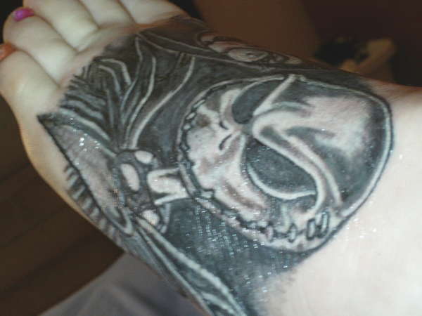 jack and sally from nightmare before christmas tattoo