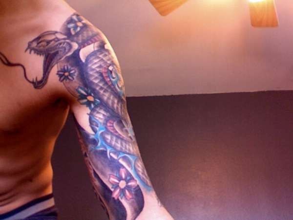 japanese snake tattoo