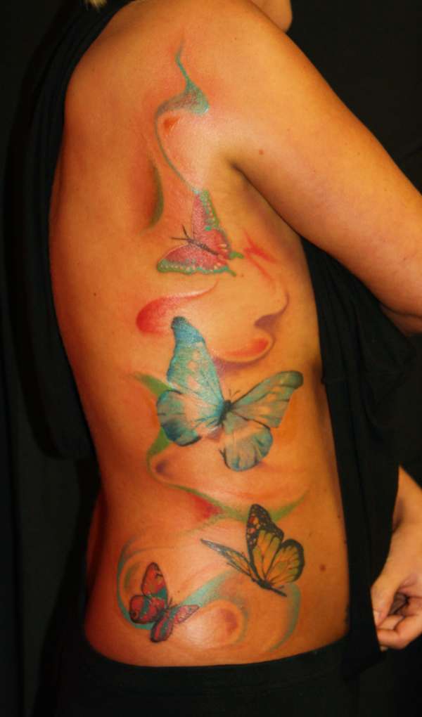 kelly's butterflies tattoo