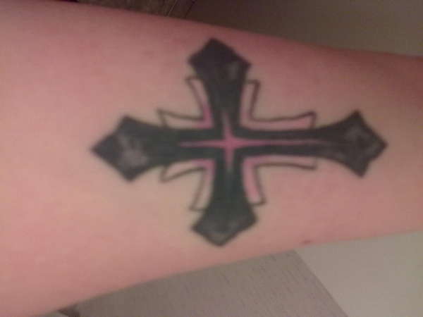 my cross tattoo