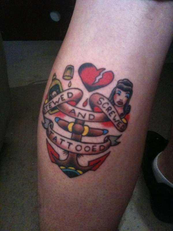 my leg tattoo