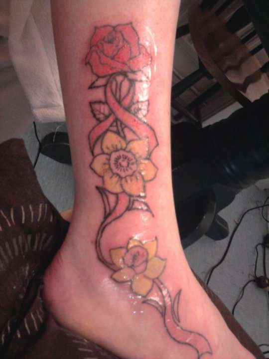 my most recent tattoo i designed and inked on my house mate x tattoo