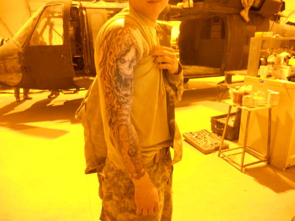 right arm tattoo