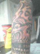 right forearm tattoo