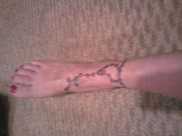rosary tattoo for my nanny tattoo