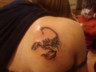 scorpion/ scorpio tat tattoo