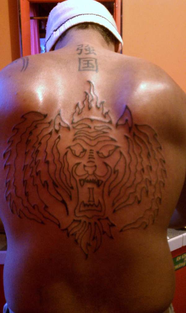 tribal tiger tattoo