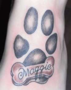 tribute for my  dog tattoo