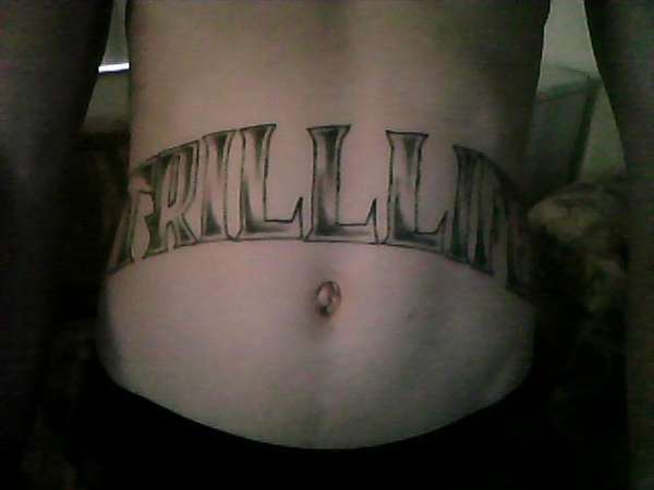 trill tattoo.