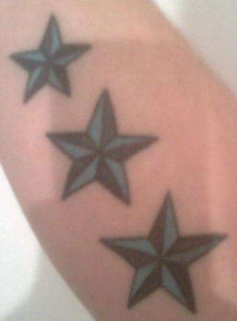 3 Stars tattoo