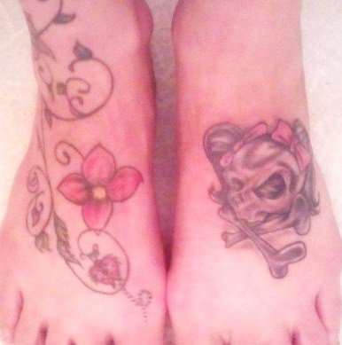 BOTH FEET tattoo
