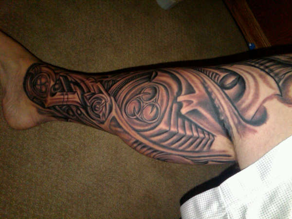 Bio Leg tattoo