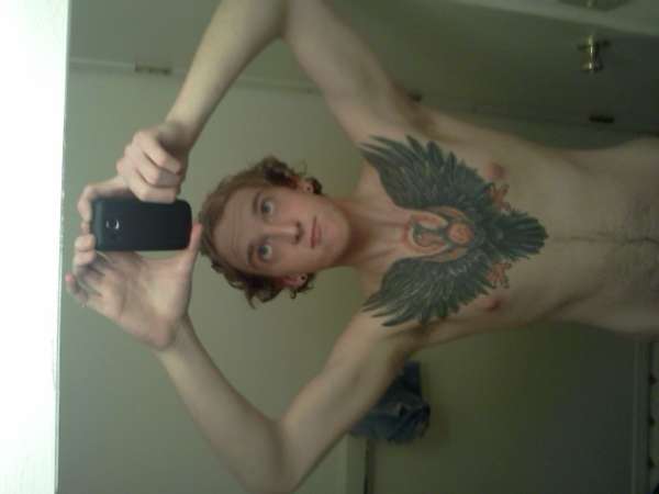 Blackbird chest piece tattoo