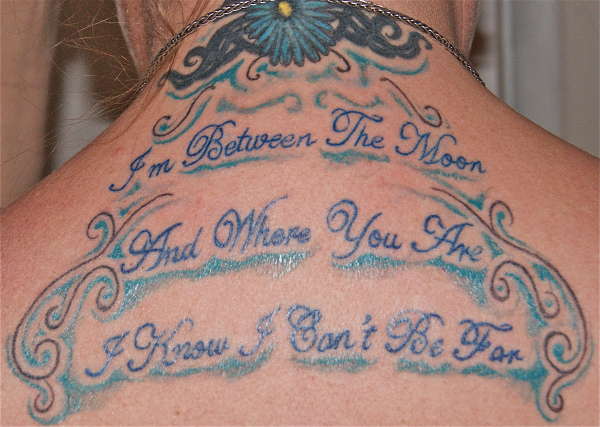 Blue October lyrics add on tattoo