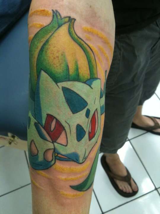 Bulbasaur on mah forearm! tattoo