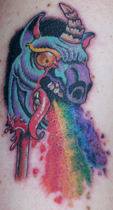 Corn tattoo
