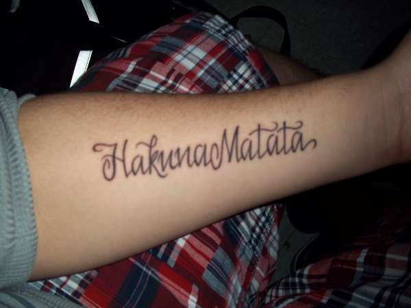 Hakuna Matata tattoo