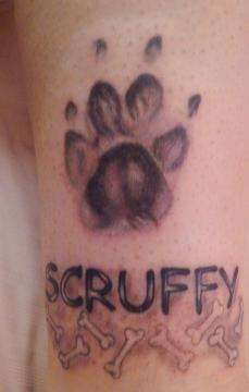 IN MEMORY OF MY DOG tattoo