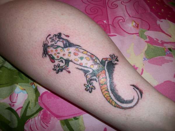 Leopard Gecko tattoo