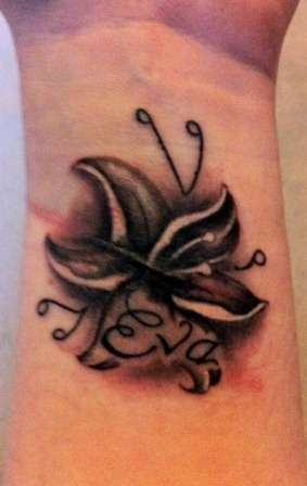 Lily wrist tattoo tattoo