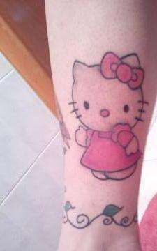 MY HELLO KITTY (MEOWWW) tattoo