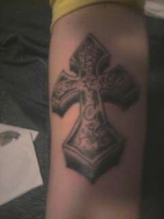 Memorial Cross tattoo