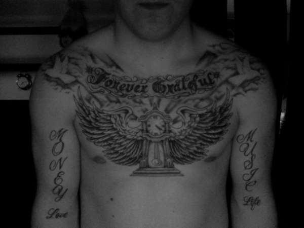 My chest piece tattoo