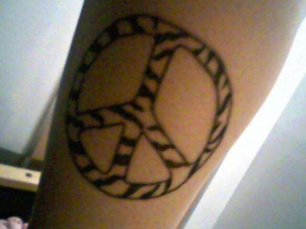 Peace tattoo