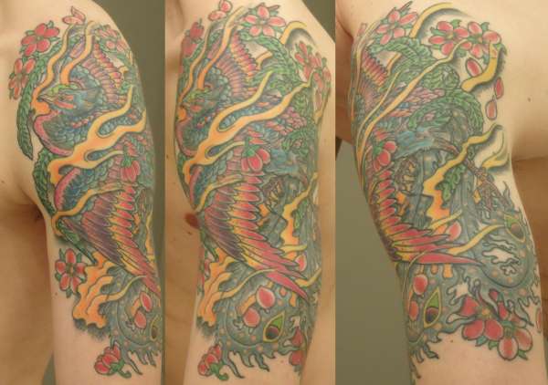 Phoenix Half Sleeve tattoo