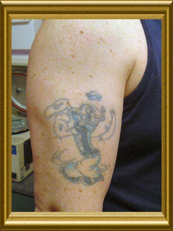 Popeye to be covered tattoo